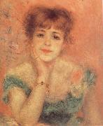 Pierre-Auguste Renoir Portrait of t he Actress Jeanne Samary oil